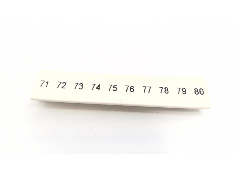 PHOENIX CONTACT ZB 5,LGS:FORTL.ZAHLEN 71-80