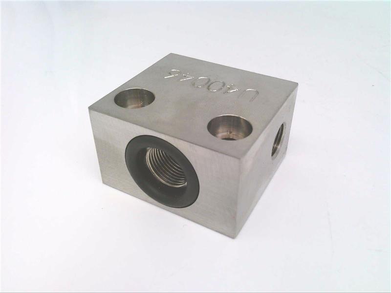 EFECTOR FLOW BLOCK, SS, 1/8-M12-U40046