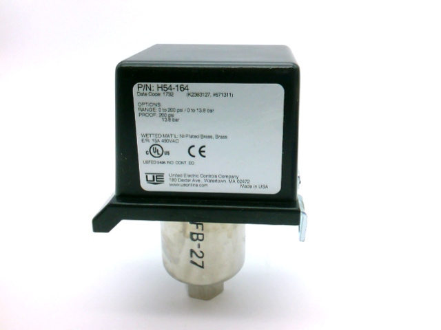 UNITED ELECTRIC H54-164