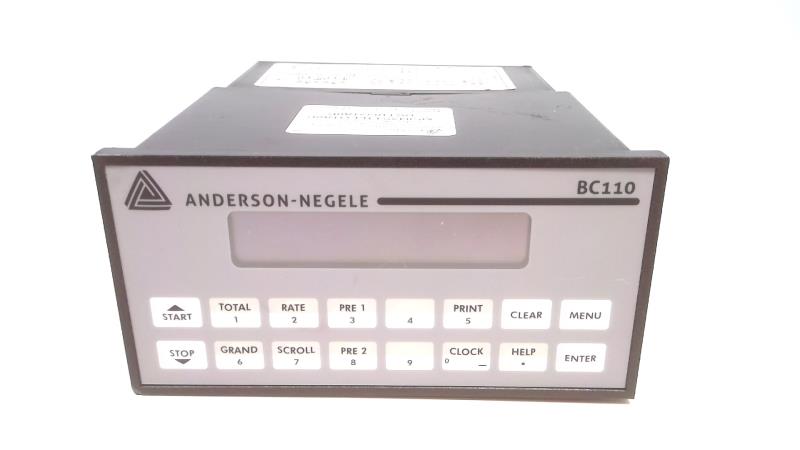 ANDERSON-NEGELE BC110-O1A0P