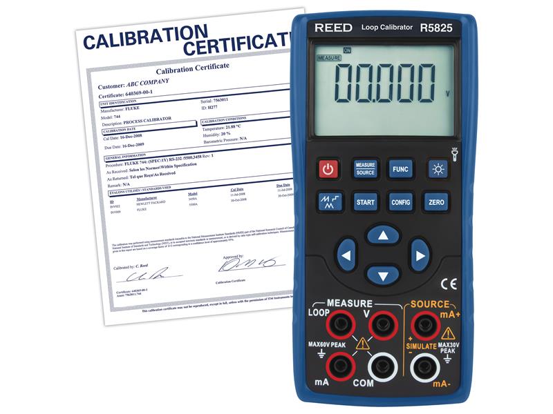 REED INSTRUMENTS R5825-NIST