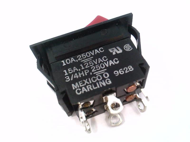 CARLING SWITCH LTIGK50-6S-RD-RC-NBL