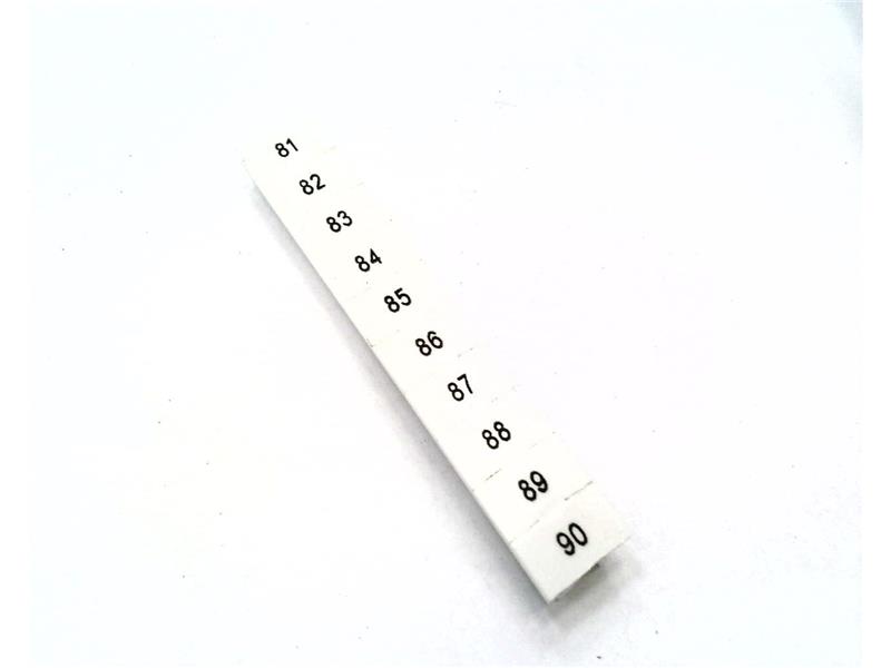 PHOENIX CONTACT ZB 6,QR:FORTL.ZAHLEN 81-90