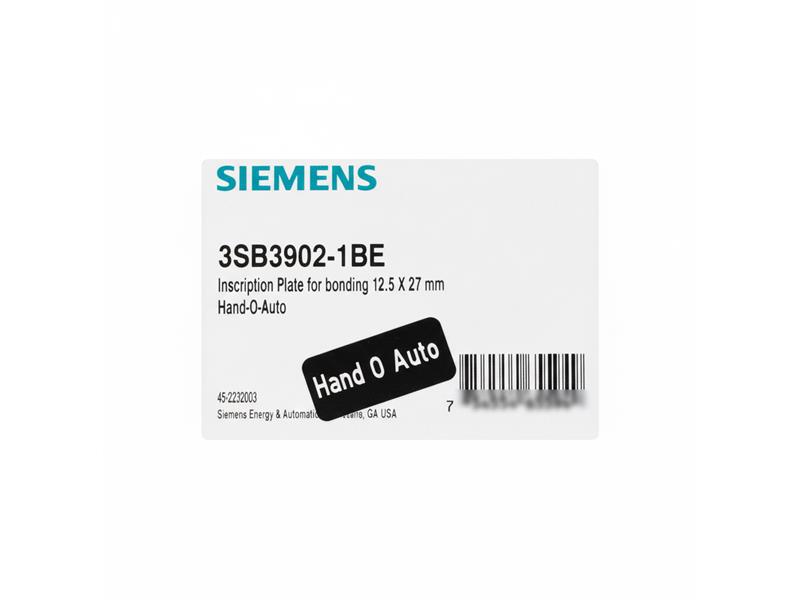 SIEMENS 3SB3902-1BE