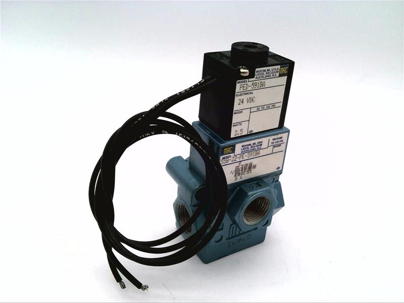 MAC VALVES INC 55B-22-PE-591BA