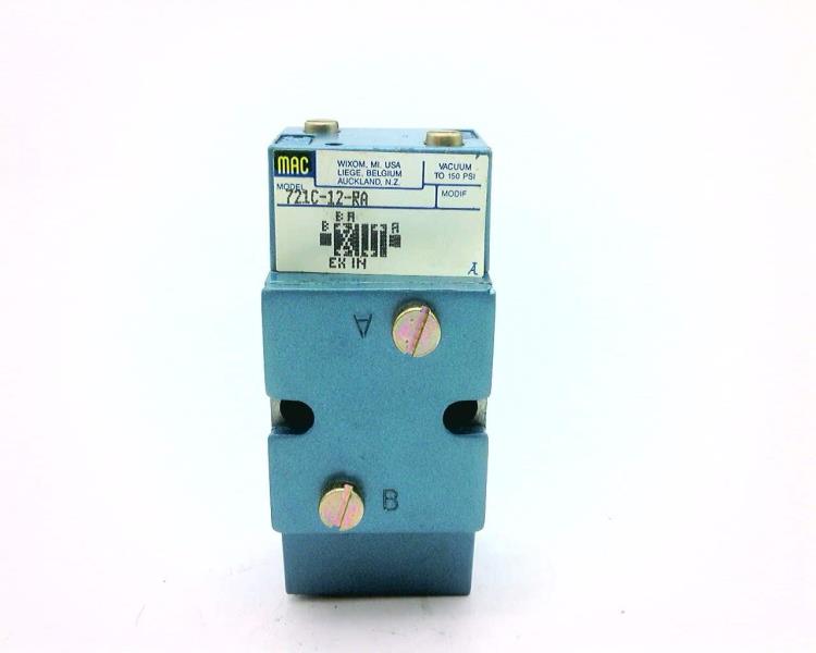 MAC VALVES INC 721C-11-RA