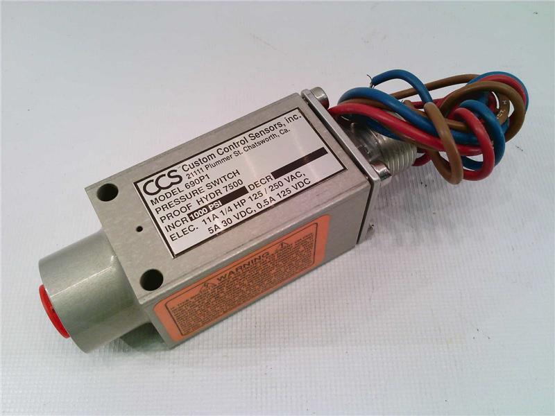 CUSTOM CONTROL SENSORS 690P1-100PSI