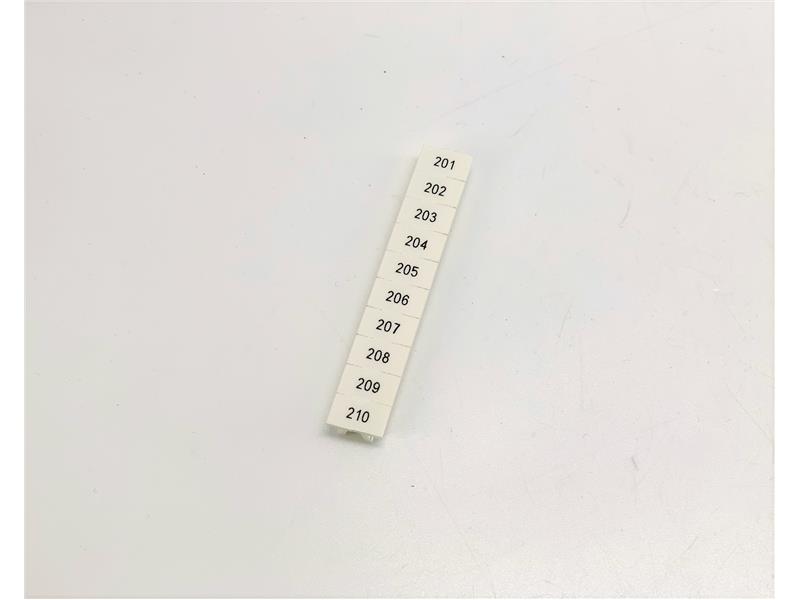 PHOENIX CONTACT ZB 6,QR:FORTL.ZAHLEN 201-210