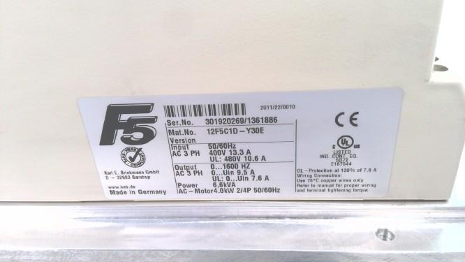 KEB AUTOMATION 12F5C1D-Y30E