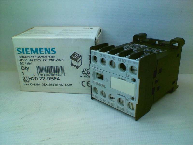 SIEMENS 3TH2022-0BF4