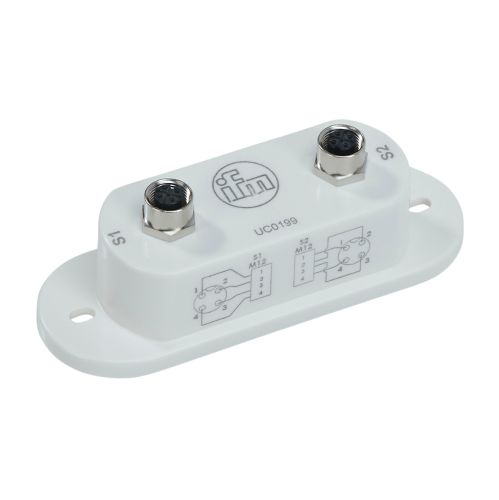 EFECTOR CONDUIT ADPTR, DUAL M12, 3/4"-UC0199