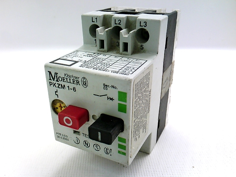 EATON CORPORATION PKZM1-6