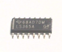 TEXAS INSTRUMENTS SEMI SN74LS365AD