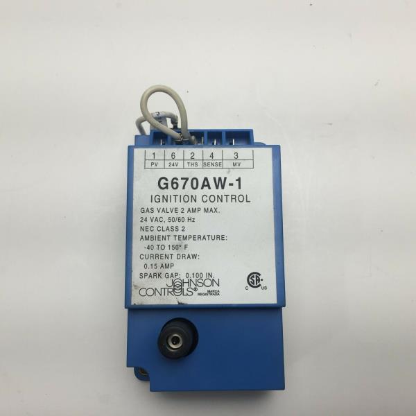 JOHNSON CONTROLS G670AW-1