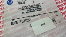ALLEN BRADLEY 800E-21WE182-EACH