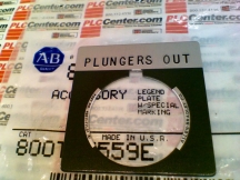ALLEN BRADLEY 800T-X559E/PLUNGERS-OUT