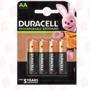 DURACELL DURACELL RCR ULTRA 2500MAH AA X4